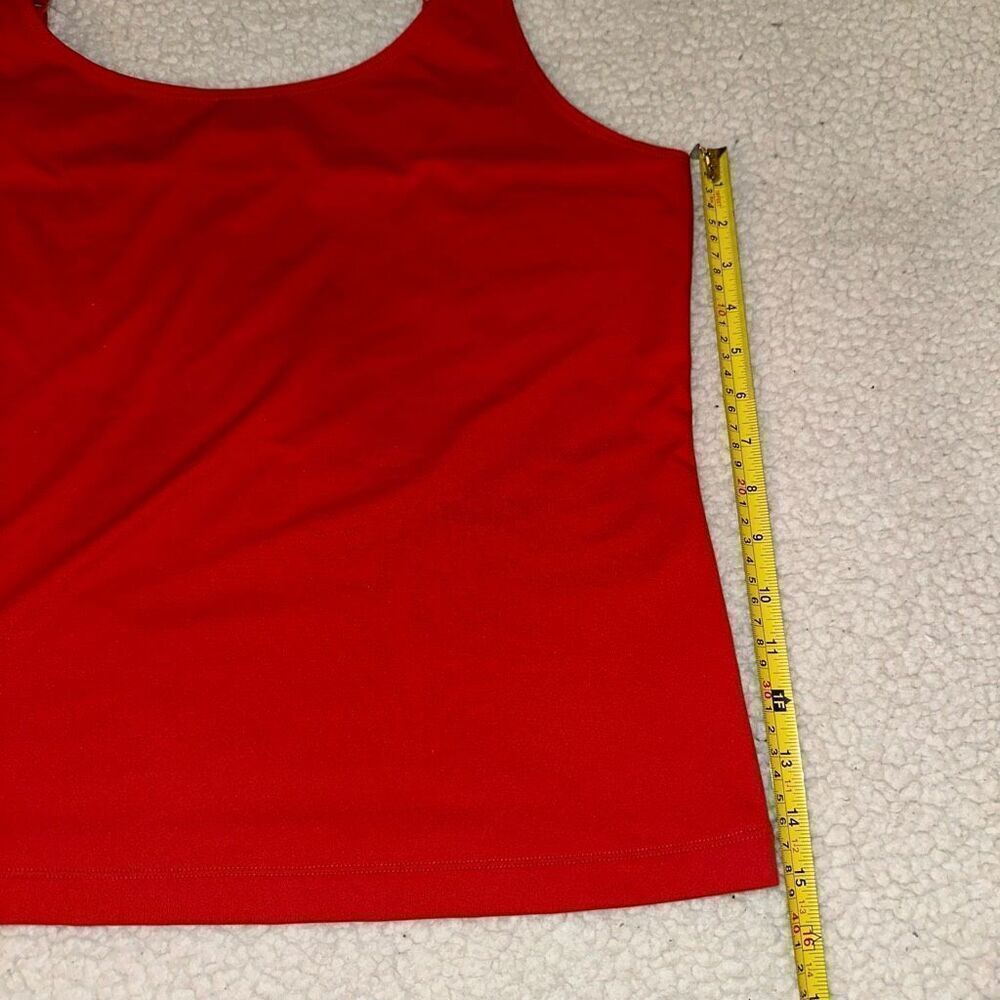 Chicos Women’s Solid Red Adjustable Strap Tank To… - image 8